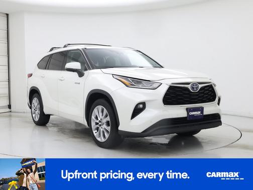 White 2020 Toyota Highlander Hybrid Limited