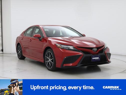 Red 2021 Toyota Camry SE