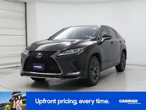 Black 2022 Lexus RX 450h F-Sport