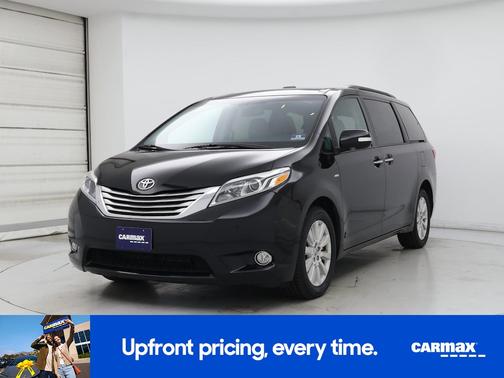 Black 2017 Toyota Sienna Limited Premium