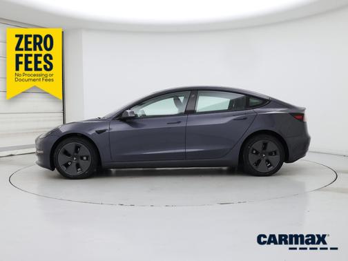 Gray 2023 Tesla Model 3