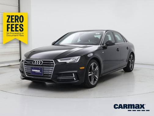 Black 2017 Audi A4 Premium Plus