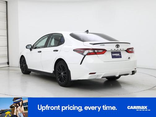 White 2021 Toyota Camry SE Night Shade
