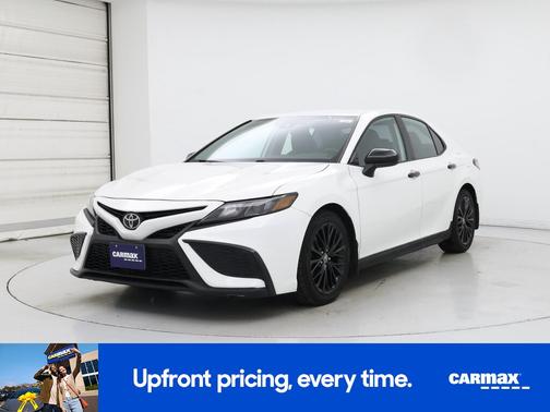 White 2021 Toyota Camry SE Night Shade