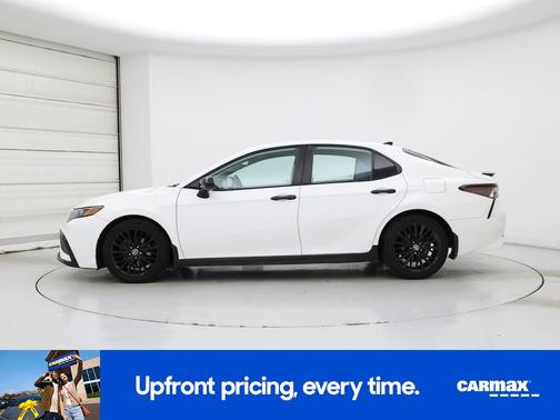 White 2021 Toyota Camry SE Night Shade