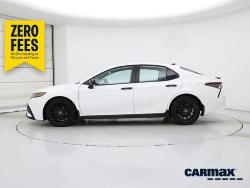 White 2021 Toyota Camry SE Night Shade