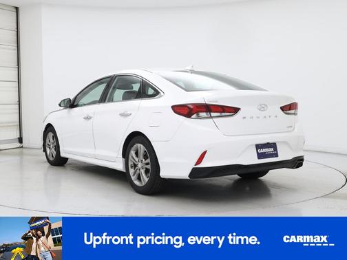 White 2018 Hyundai SONATA Limited