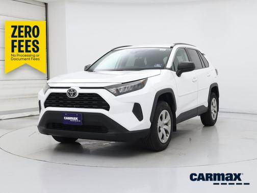 White 2019 Toyota RAV4 LE
