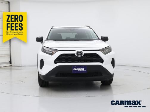 White 2019 Toyota RAV4 LE