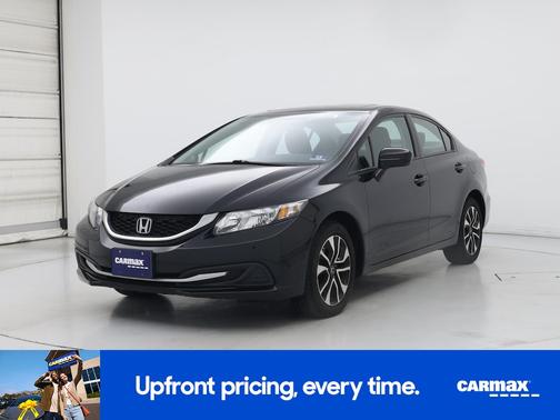 Black 2015 Honda Civic EX