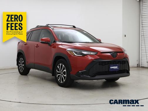 Red 2023 Toyota Corolla Cross Hybrid SE