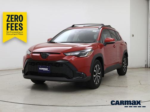 Red 2023 Toyota Corolla Cross Hybrid SE