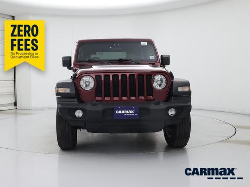Burgundy 2022 Jeep Wrangler Sport S