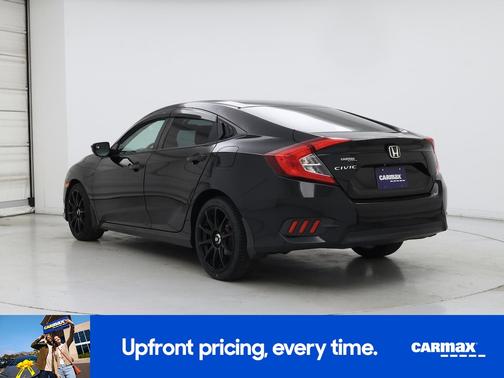 Black 2018 Honda Civic LX