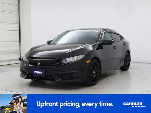 Black 2018 Honda Civic LX