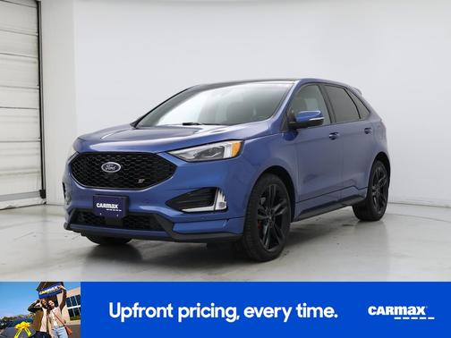 Blue 2019 Ford Edge ST