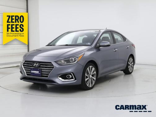 Gray 2019 Hyundai Accent Limited