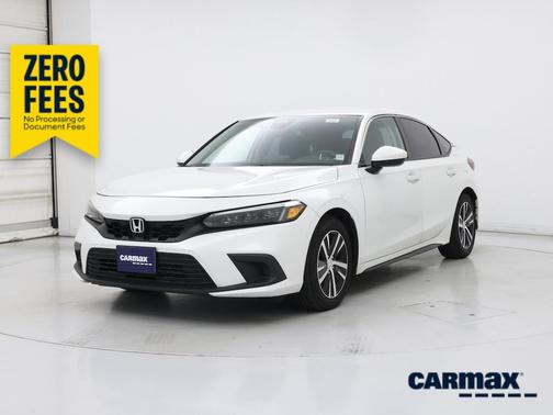 White 2023 Honda Civic LX