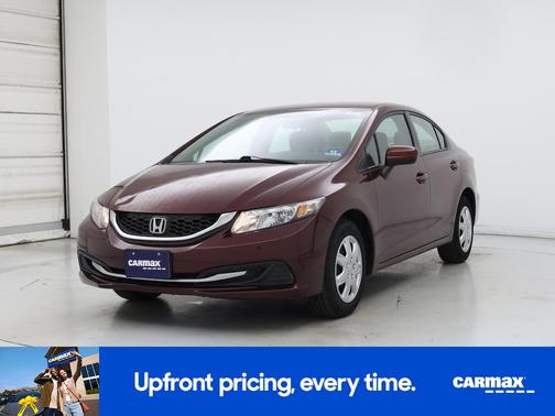 Burgundy 2014 Honda Civic LX
