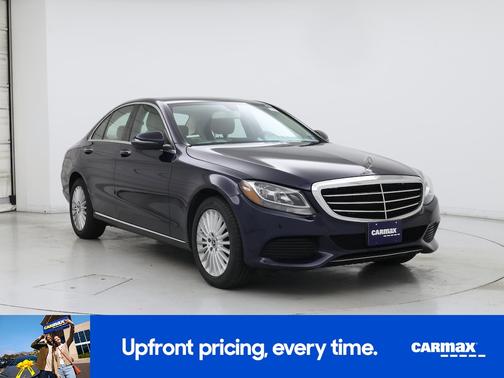 Blue 2017 Mercedes-Benz C-Class
