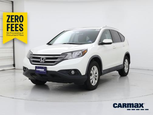 White 2014 Honda CR-V EX-L