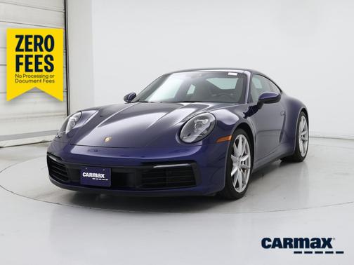 Blue 2020 Porsche 911 Carrera 4S
