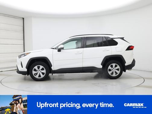 White 2020 Toyota RAV4 LE