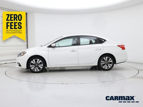 White 2018 Nissan Sentra SL