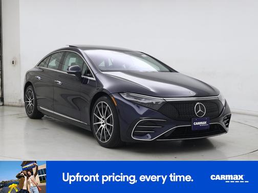 Blue 2022 Mercedes-Benz EQS 450+