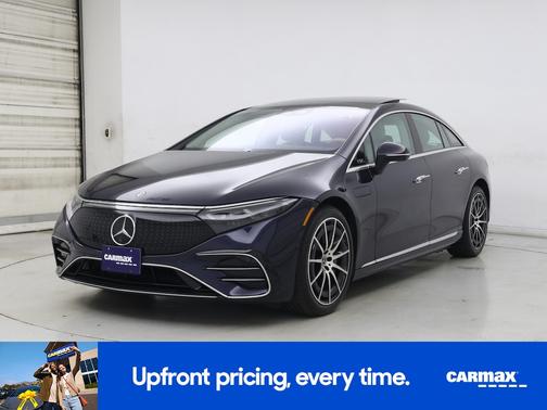 Blue 2022 Mercedes-Benz EQS 450+