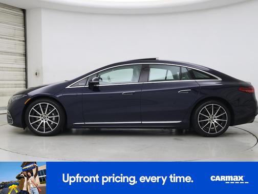 Blue 2022 Mercedes-Benz EQS 450+