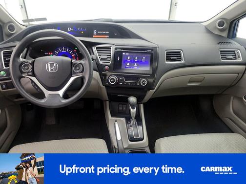 Blue 2014 Honda Civic EX