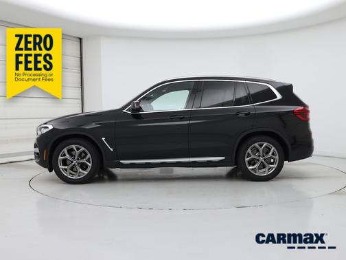 Black 2020 BMW X3 XDrive30i