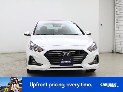 White 2018 Hyundai SONATA Limited