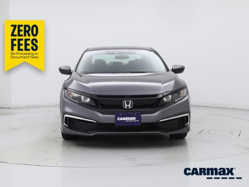 Gray 2021 Honda Civic LX