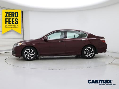 Burgundy 2017 Honda Accord EX-L