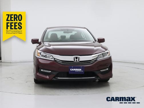 Burgundy 2017 Honda Accord EX-L