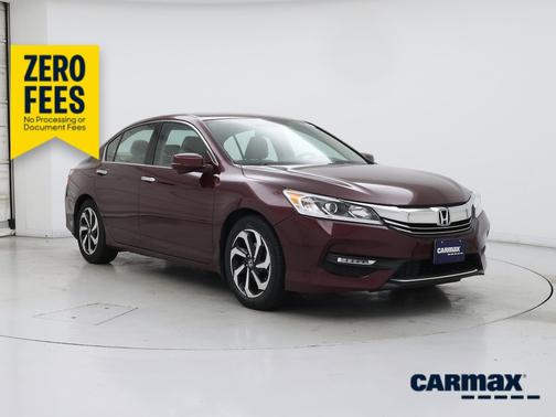 Burgundy 2017 Honda Accord EX-L
