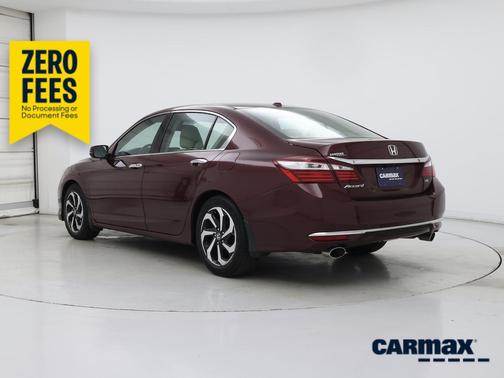 Burgundy 2017 Honda Accord EX-L