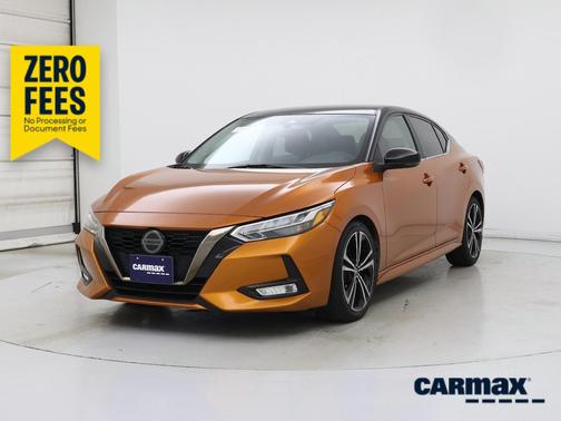 Orange 2020 Nissan Sentra SR