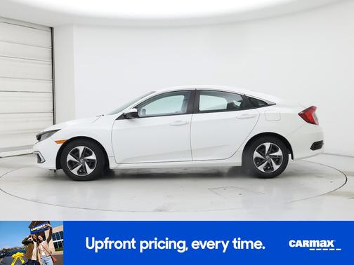 White 2021 Honda Civic LX