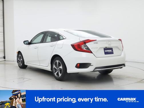 White 2021 Honda Civic LX