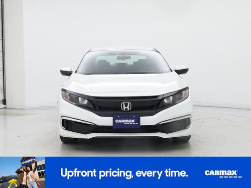 White 2021 Honda Civic LX