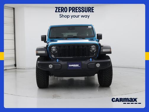 Blue 2024 Jeep Wrangler 4xe Sport S