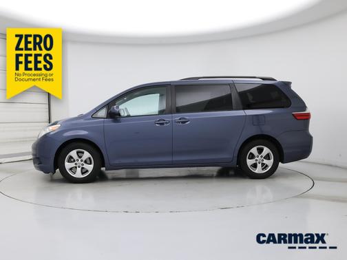 Blue 2015 Toyota Sienna LE