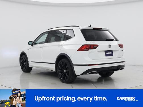 White 2020 Volkswagen Tiguan SE R-Line Black