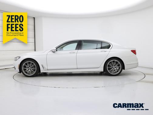 White 2019 BMW 740 I