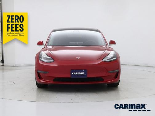 Red 2019 Tesla Model 3 Performance