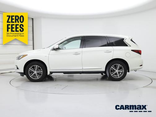 White 2019 INFINITI QX60 Luxe