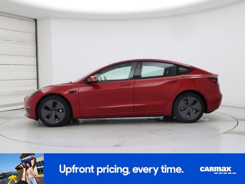Red 2023 Tesla Model 3